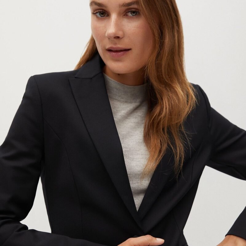 Mango Structured Suit Blazer
