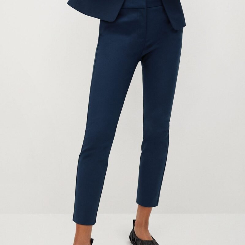 Mango Suit Slim-Fit Trousers
