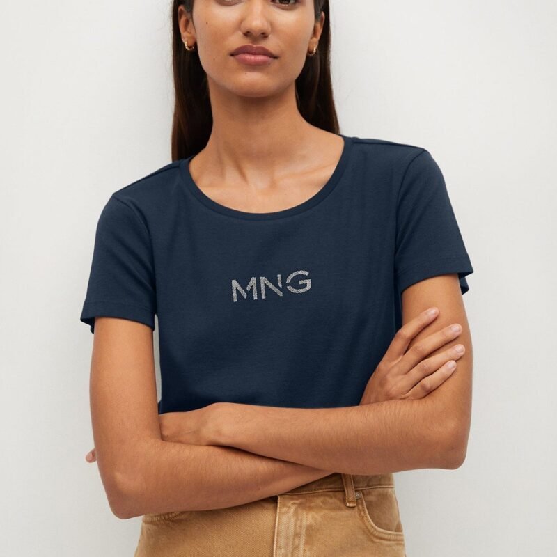 Logo Organic Cotton T-Shirt-B
