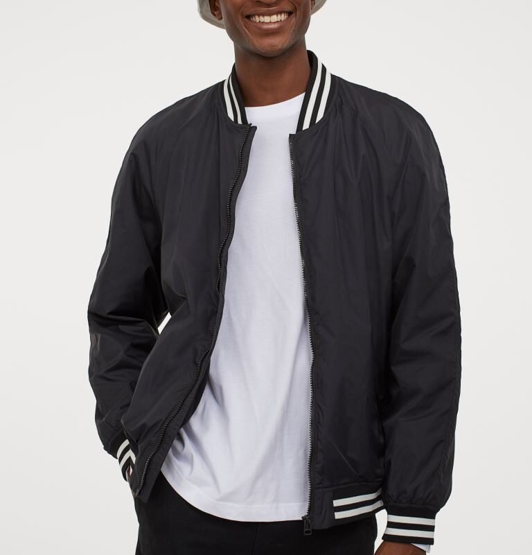 H&M Nylon Bomber Jacket-B